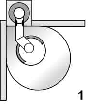 Ofen steht in einer Ecke