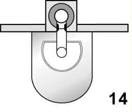 Ofen steht in einer Ecke
