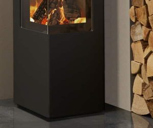 Kaminofen Cubus schwarz – Bild 3