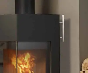 Kaminofen Cubus schwarz – Bild 4