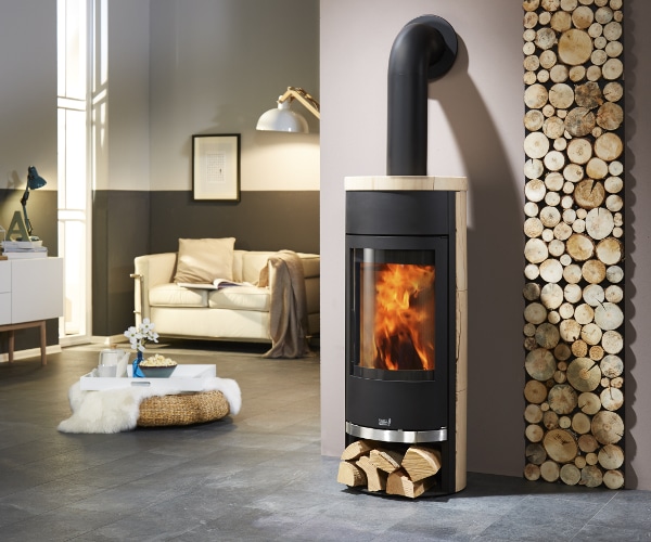 Kaminofen-Filou-Sandstein-gr Kaminofen Filou II Sandstein – Bild 1