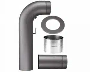 Ofenrohrset grau 150mm