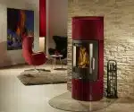 Kaminofen Tao Kachel bordeaux