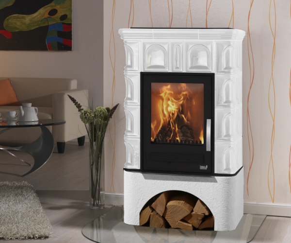 Kachel Kaminofen Calluna perle Kachel - Kaminofen Calluna Perle von Feuer & Flamme